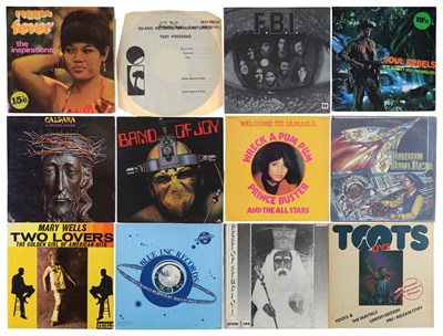 Lot 144 - CLASSIC ROOTS-REGGAE, SOUL, MOTOWN LP PACK - BURNING SPEAR, MARY WELLS, BOB MARLEY