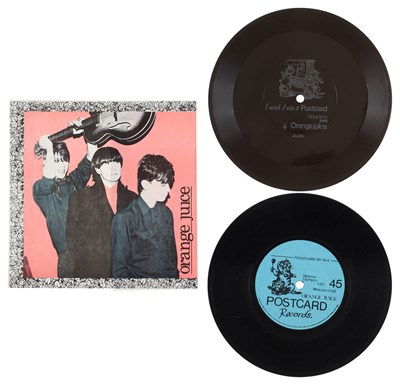 Lot 460 - ORANGE JUICE - FALLING AND LAUGHING 7" (ORIGINAL UK COPY - POSTCARD 80-1)