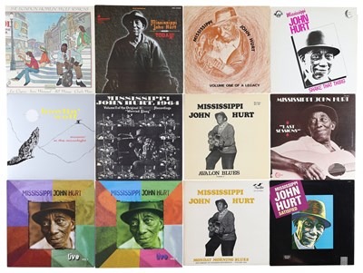 Lot 188 - MODERN AND EARLY REPRESS LP'S OF BLUES LEGENDS SUCH AS HOWLIN' WOLF, MISSISSIPPI JOHN HURT
