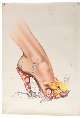 Lot 152 - MICHAEL ENGLISH - VINTAGE 1972 POP-ART POSTER.