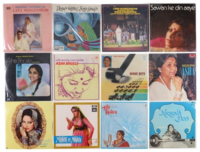 Lot 270 - INDIAN & PAKISTANI FEMALE VOCALISTS - ASHA BHOSLE, LATA MANGESHKAR, BEGUM AKHTAR