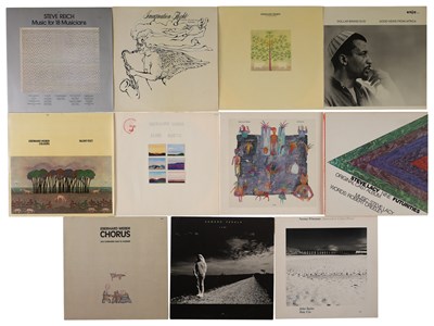 Lot 128 - ECM RECORDS, ENJA, PRIVATE/FREE JAZZ LP PACK - STEVE REICH, IMAGINATION FLIGHT