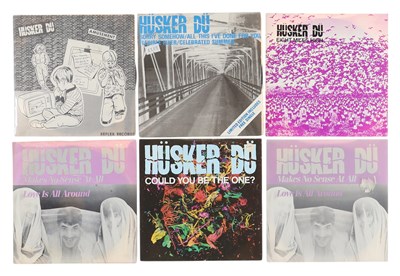 Lot 156 - HUSKER DU - 7" SINGLES PACK - USA AND UK PRESSINGS