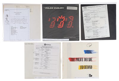 Lot 553 - THE POLICE - RADIO / PROMO - LP PACK