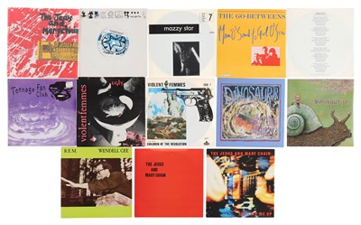 Lot 157 - INDIE-ALT 7" PACK WITH RARITIES - JESUS AND MARY CHAIN, RADIOHEAD, MAZZY STAR + MORE