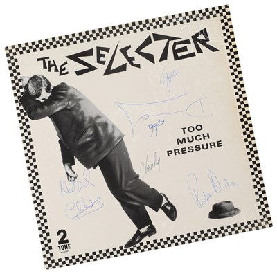 Lot 220 - THE SELECTER - FULLY SIGNED COPY OF 'TOO MUCH PRESSURE'.