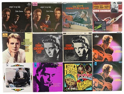 Lot 618 - ROCK 'N' ROLL ICON LP'S, 10"S INCLUDING EDDIE COCHRAN, CHUCK BERRY