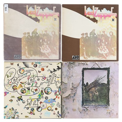 Lot 626 - LED ZEPPELIN PLUM LABEL LP PACK