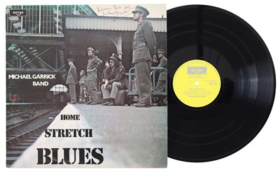 Lot 53 - MICHAEL GARRICK BAND - 'HOME STRETCH BLUES' LP - UK 1972, ARGO. SIGNED COPY