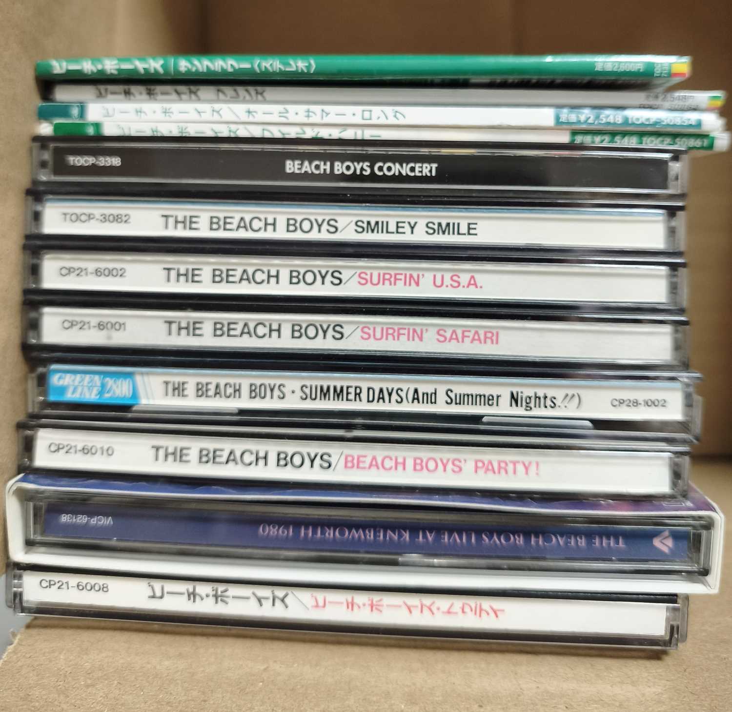 Lot 15 - THE BEACH BOYS JAPANESE CD COLLECTION