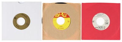 Lot 208 - 60'S USA FRANTIC GARAGE 7" RARITIES - THE STOMPERS, THE TIKIS, WILLIAM THE WILD ONE