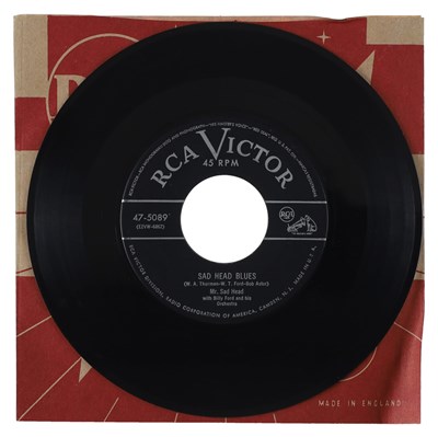 Lot 197 - MR. SAD HEAD WITH BILLY FORD AND HIS ORCHESTRA – SAD HEAD BLUES US RCA VICTOR 7” (47-5089)