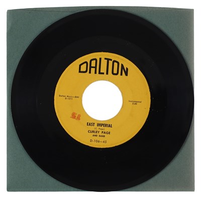Lot 209 - CURLEY PAGE AND BAND – EAST IMPERIAL US DALTON 7” (D-106-45)