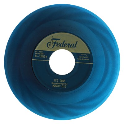 Lot 213 - DOROTHY ELLIS – HE'S GONE - US FEDERAL 7” (45-12062)