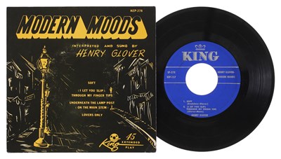 Lot 220 - HENRY GLOVER – UNDERNEATH THE LAMP POST (ON THE MAIN STEM) US KING 7" EP (KEP-278)