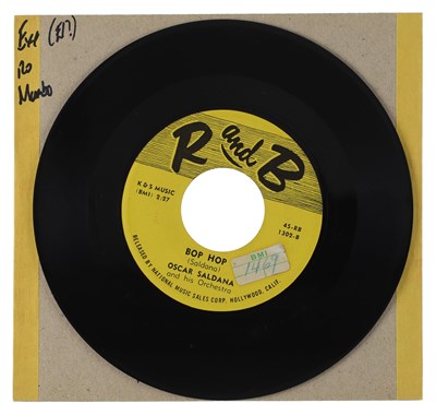 Lot 224 - OSCAR SALDANA AND HIS ORCHESTRA – MAMBO HOP US R&B 7” (45-RB 1302)