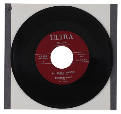 Lot 227 - PRESTON LOVE AND HIS ORCHESTRA – ALI BABA'S BOOGIE US ULTRA 7” (45-103)