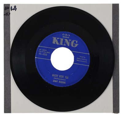 Lot 231 - JIMMY RUSHING – WHERE WERE YOU US KING 7” (45-4588)