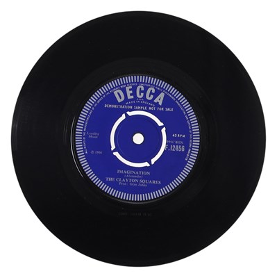 Lot 36 - THE CLAYTON SQUARES – THERE SHE IS UK DECCA 7" DEMO (F.12456)