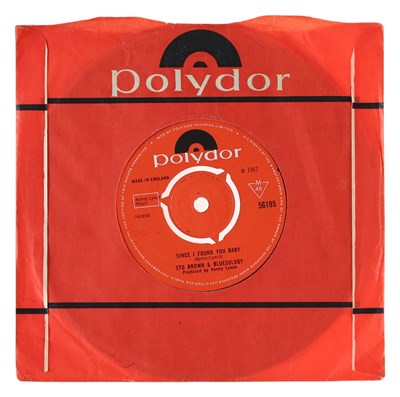 Lot 40 - STU BROWN & BLUESOLOGY – SINCE I FOUND YOU BABY UK POLYDOR 7" (56195)