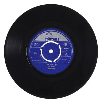 Lot 41 - BLUESOLOGY – COME BACK, BABY UK FONTANA 7" (TF 594)