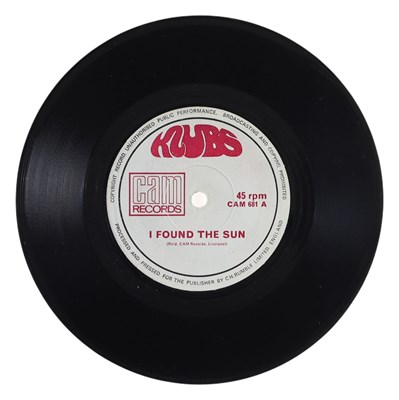 Lot 42 - KLUBS – I FOUND THE SUN UK CAM RECORDS 7" (CAM 681 A / CAM 682 B)