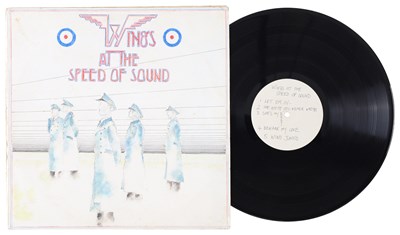 Lot 102 - WINGS - AT THE SPEED OF SOUND LP (ALTERNATIVE SLEEVE DESIGN & WHITE LABEL - PAS 10010)