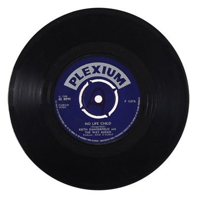 Lot 582 - KEITH DANGERFIELD AND THE WAY AHEAD – NO LIFE CHILD UK PLEXIUM 7” (P 1237)