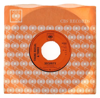 Lot 584 - THANE RUSSAL & THREE – SECURITY UK CBS 7” (202049)
