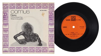 Lot 590 - COMUS – DIANA / IN THE LOST QUEEN'S EYES UK DAWN 7” (DNX.2506)