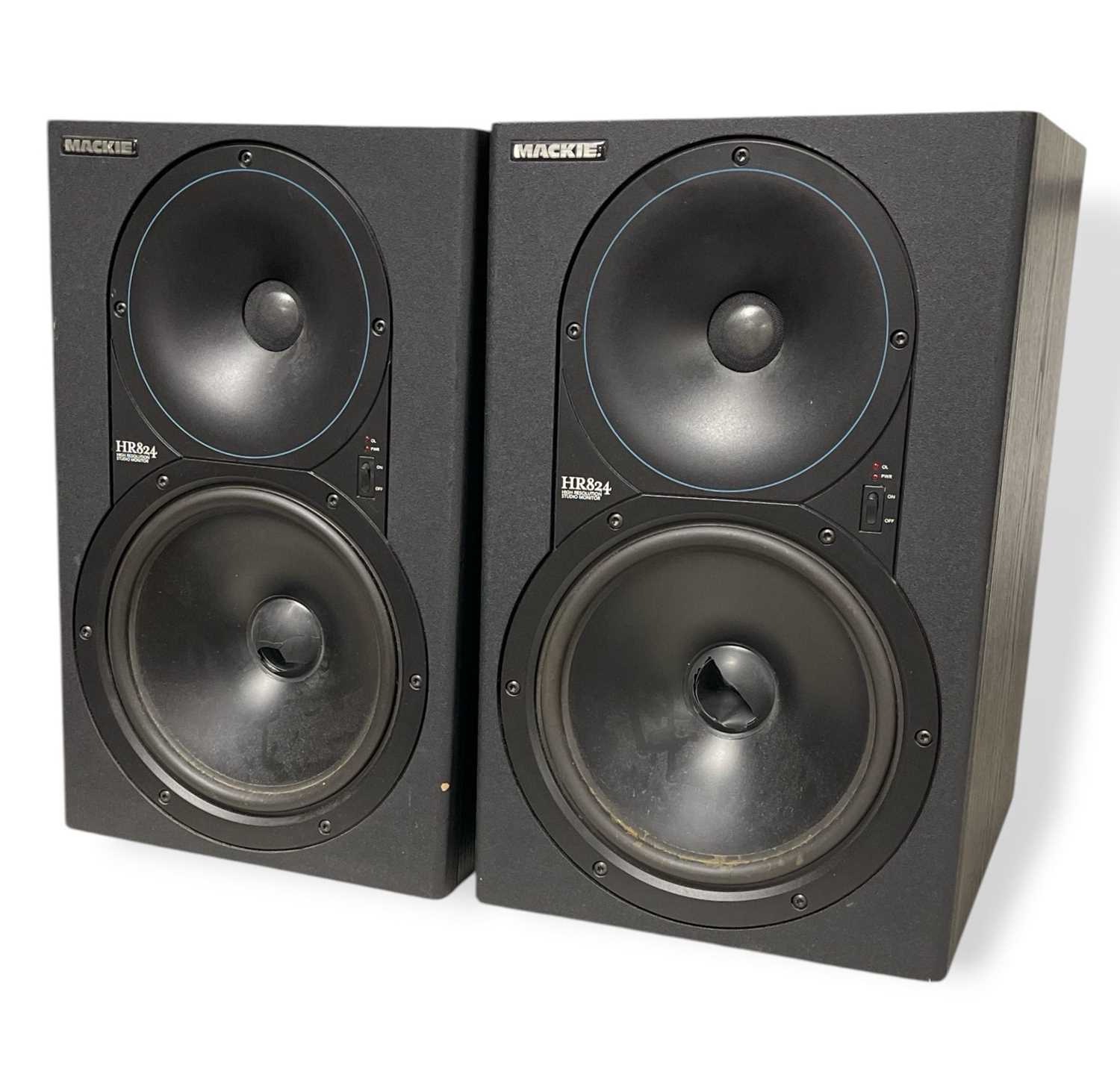 Lot 11 - MACKIE HR824 2-WAY ACTIVE STUDIO MONITORS - PAIR.