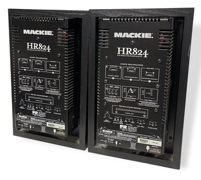 Lot 11 - MACKIE HR824 2-WAY ACTIVE STUDIO MONITORS - PAIR.