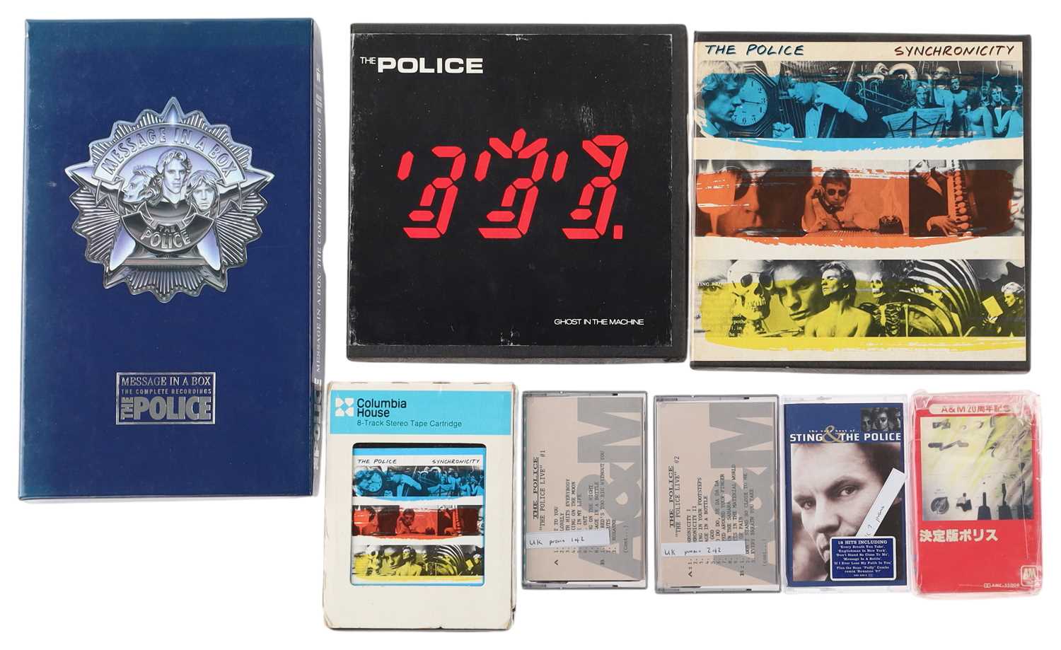 Lot 36 - THE POLICE TAPES AND CASSETTE RARITIES AND PROMOS AND RELATED