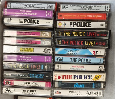 Lot 37 - THE POLICE AND STING CASSETTE COLLECTION (INCLUDING PRIVATE PRESSINGS)
