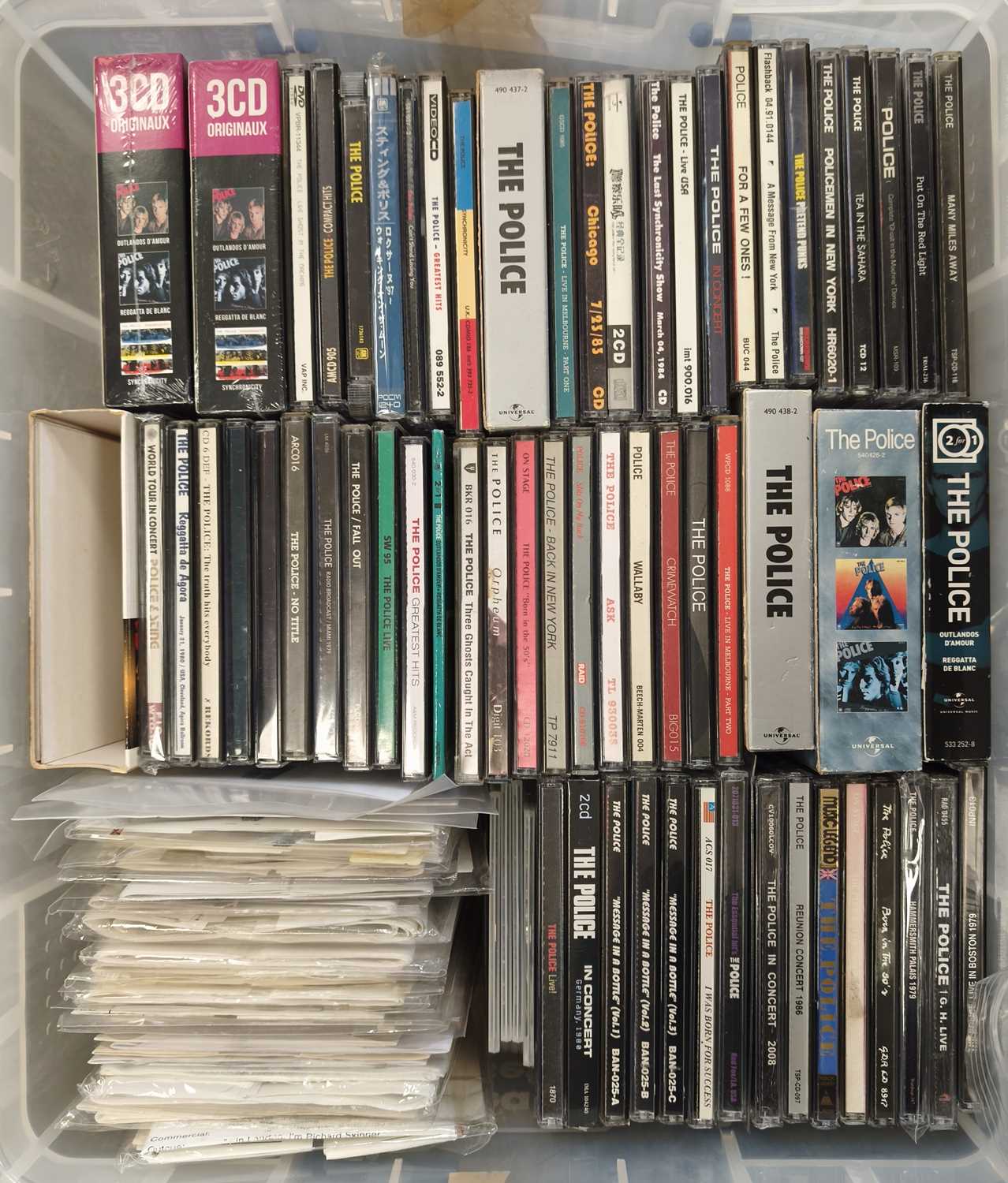 Lot 38 - THE POLICE AND STING CD COLLECTION INCLUDING PRIVATE PRESSINGS AND RADIO PROMOS