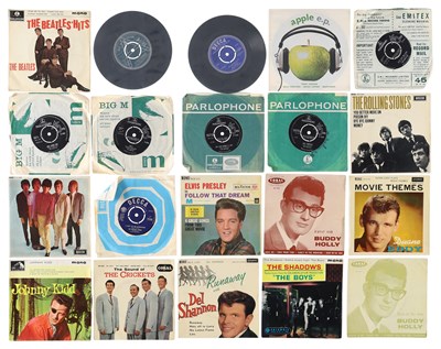 Lot 669 - 50'S, 60'S POP, BEAT, ROCK 'N' ROLL 7" COLLECTION ALSO INCLUDING ELVIS 10" BOXSET