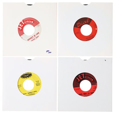 Lot 196 - RARE DEEP SOUL 7" PACK - JACKIE HUNT, THE MAGNIFICENT 7, A.C. CALDWELL