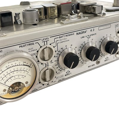 Lot 16 - NAGRA 4.2 PORTABLE REEL TAPE RECORDER.