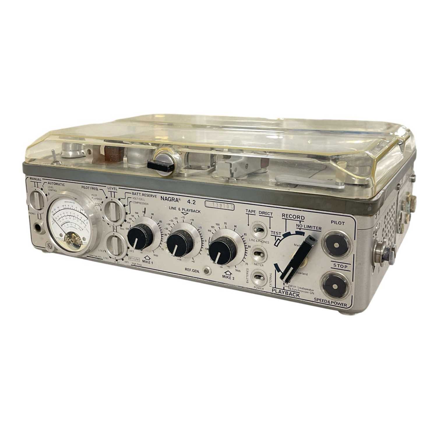 Lot 17 - NAGRA 4.2 PORTABLE TAPE REEL RECORDER.