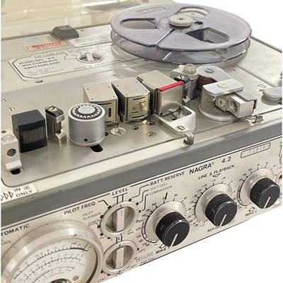 Lot 17 - NAGRA 4.2 PORTABLE TAPE REEL RECORDER.
