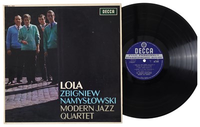 Lot 678 - ZBIGNIEW NAMYSLOWSKI MODERN JAZZ QUARTET - LOLA, RARE JAZZ LP