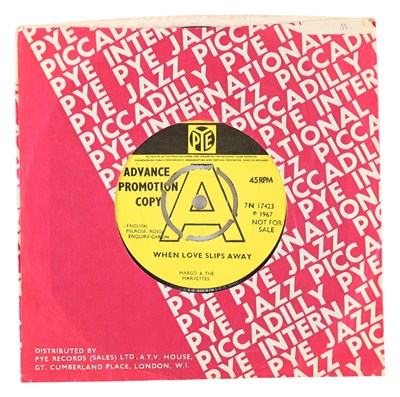 Lot 133 - MARGO & THE MARVETTES - 'WHEN LOVE SLIPS AWAY' 7" - UK PROMO 1967 - IRISH NORTHERN