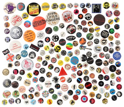 Lot 478 - PUNK - VINTAGE BADGE COLLECTION.