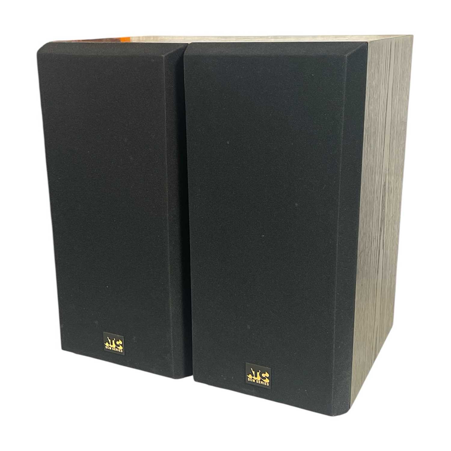 Lot 28 - ATC SCM10 BOOKSHELF SPEAKERS - BLACK.