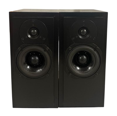 Lot 28 - ATC SCM10 BOOKSHELF SPEAKERS - BLACK.