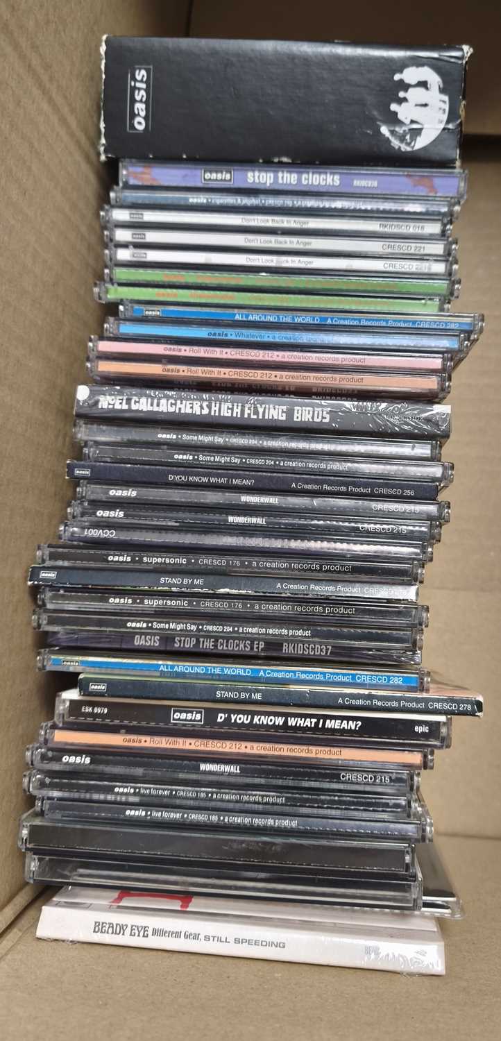 Lot 42 - OASIS AND RELATED CD AND CD SINGLE COLLECTION