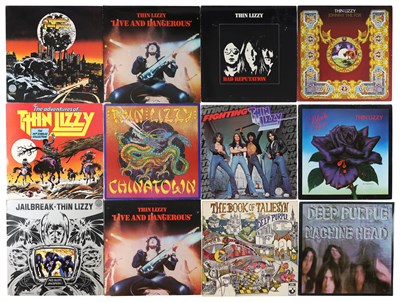 Lot 723 - HARD ROCK LEGENDS (THIN LIZZY / RAINBOW / DEEP PURPLE) - LP COLLECTION