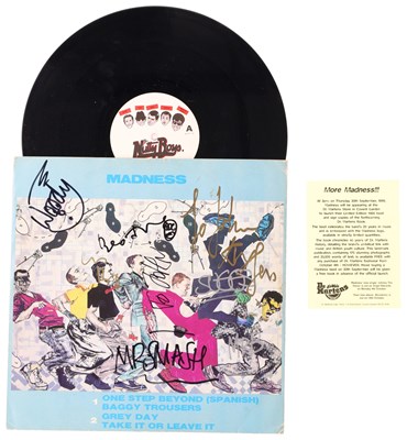 Lot 194 - MADNESS - SIGNED COPY OF GREY DAY / ONE STEP BEYOND.
