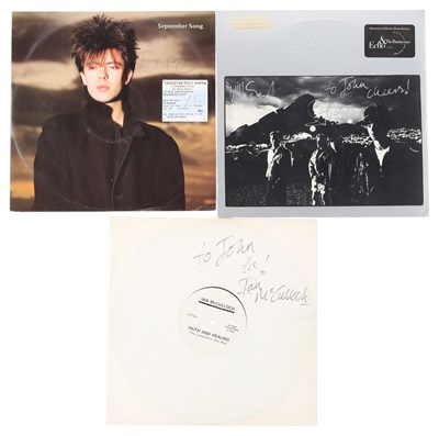 Lot 197 - ECHO AND THE BUNNYMEN / IAN MCCULLOCH SIGNED ITEMS.