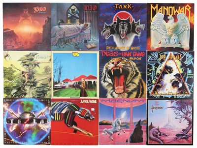 Lot 704 - HARD ROCK, NWOBHM, HEAVY METAL LP AND EP PACK INCLUDING DIO, TANK